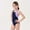 Dark Blue, variant on High Performance Athletic Swimsuit for Girls Team Practice and Competitive Swimming Beach Sports