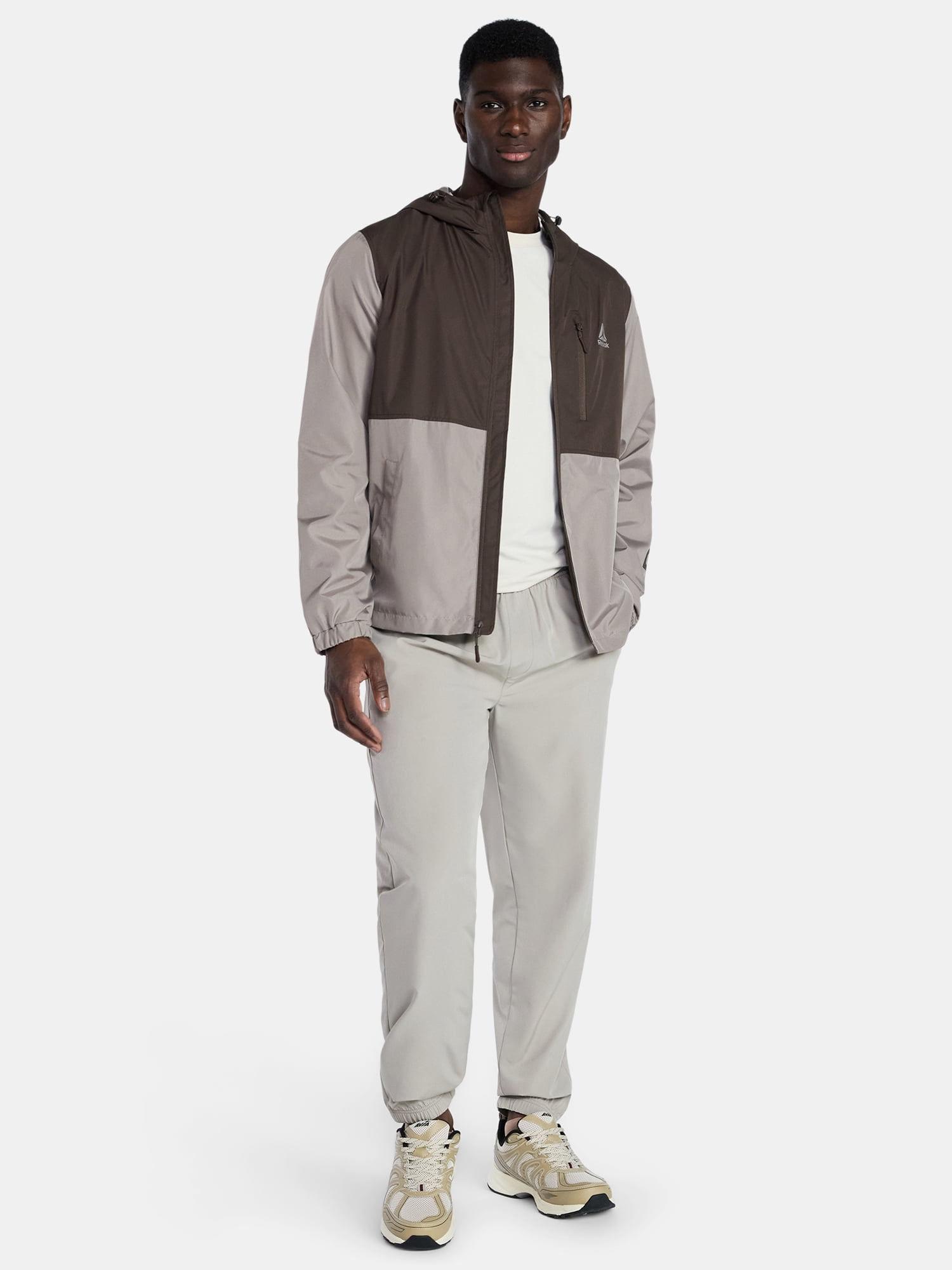 Reebok Men and Big Men's Jersey Lined Windbreaker, Sizes S-3XL