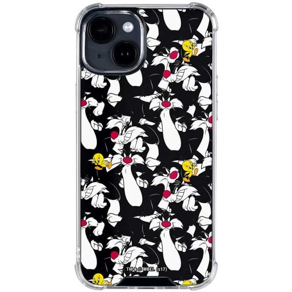 Skinit Looney Tunes Sylvester and Tweety Super Sized iPhone 14 Clear Case