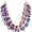 chunky Red Blue Peach, variant on Chunky Crystal Rhinestone Choker Collar Necklace For Women Cubic Zirconia Diamond Heart Colorful Statement Necklace Bridal Wedding Jewelry[h1731]
