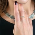 thumbnail image 4 of Dsscvnef Fashionable and Opening 26 Letters with Diamond Ring Ladies Jewelry, 4 of 4