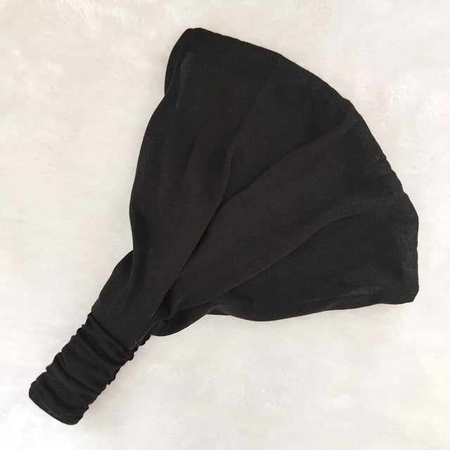 Yoga Ninja Head Wrap - Bandana Boho con borlas para hombre y mujer,2 piezas, negro Zefei Wu 1327537074069