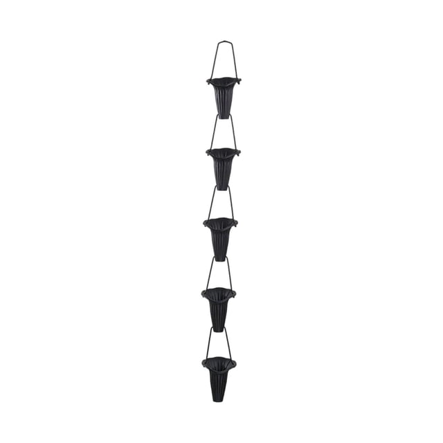 Cadena de con forma de flor, adorno recolector de agua de , bajante decorativo, desviador de agua, cadena para canalones y drenaje de