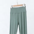 thumbnail image 5 of ylioge M-5X Plus Size Pajama Pants for Women Elastic High Waisted Modal-Trousers Womens Casual Solid Color Stretchy Straight Leg Homewear Pajamas Pant, 5 of 5