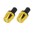 thumbnail image 1 of Unique Bargains Pair Universal 17mm Aluminum Alloy Hand Grips Handlebar End Caps Plug Bar End Replacement for Motorcycle, 1 of 7