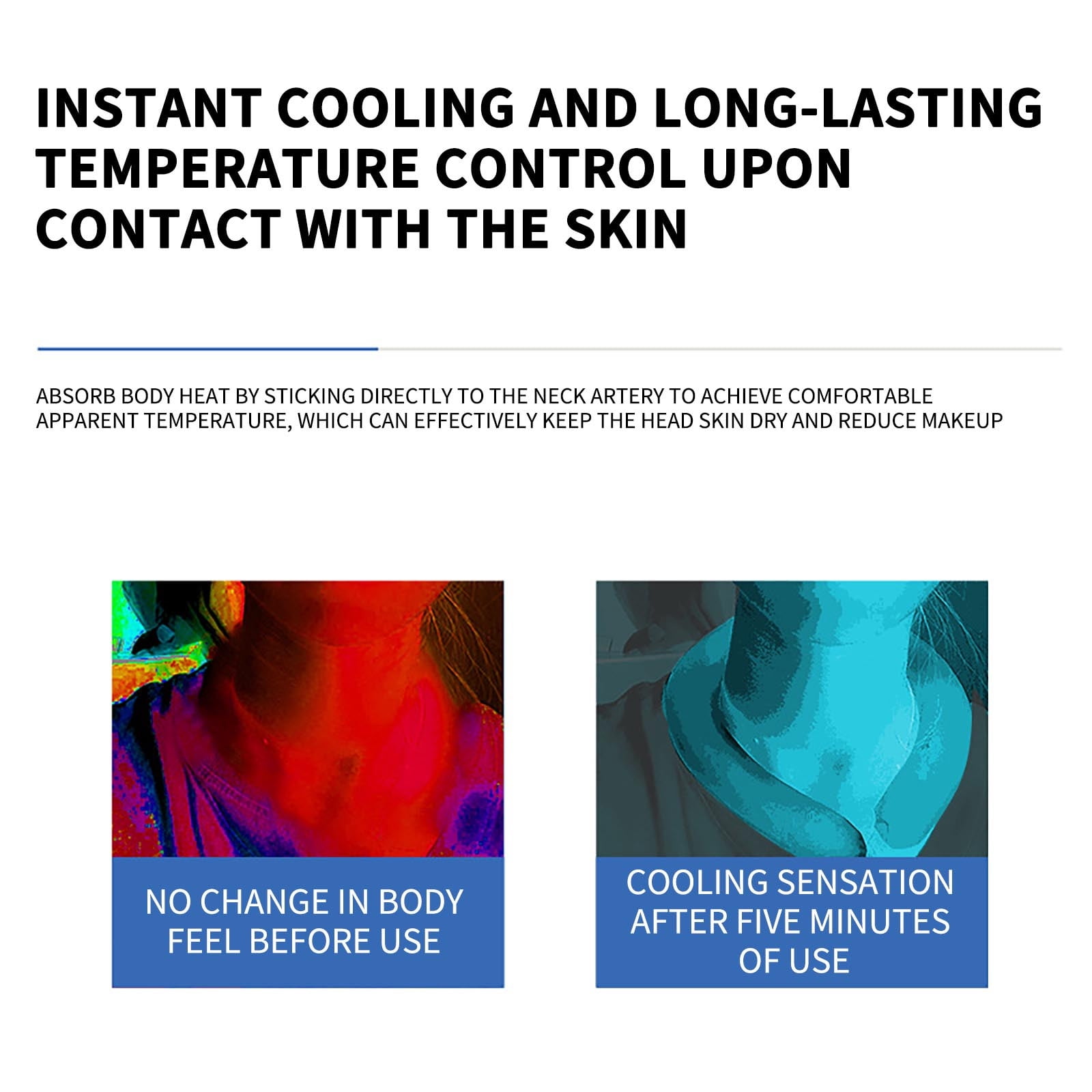 Ice Ring Summer Outdoor Sports PCM Neck Ring Ice Ring Hanging Neck Device Portable，5ML, Kitchen Multifunctional Tool Home Tool