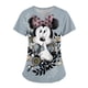 thumbnail image 3 of Uniforme de enfermera para mujer, camiseta de manga corta con cuello en V y estampado de Mickey Mouse de Disney, uniforme de enfermera de trabajo con bolsillos, 3 of 5