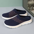 thumbnail image 6 of Unisex Mesh Mules Slip On Shoes Backless Sneakers Knit Flats Non-Slip Walking Shoes, 6 of 9