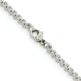 thumbnail image 4 of Chisel Stainless Steel Polished 3.3mm Bismark Chain - 20", 4 of 8