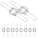 thumbnail image 4 of Clips de resorte para pantalla de lámpara, adaptador de pantalla de luz colgante, abrazaderas de resorte DIY, 10 Uds., 4 of 7