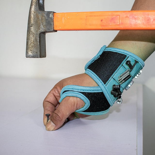 Muñequera magnética, organizador de soporte con 9 , cinturón de herramientas para sujetar tornillos, brocas, sujetadores, hombres y mujeres, Fernando Gadgets de pulsera
