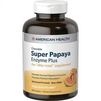 American Health Papaya Enzyme Tablets, 360 Ct, 120 Servings