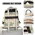 thumbnail image 3 of FORMRS Mini Backpack Purse for Women Quilted Travel Daypack Casual Shoulder Bag, Pink and Green Geometric, 3 of 7