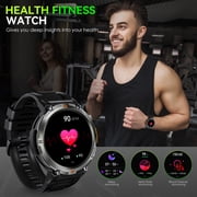 EIGIIS Smartwatch for Men, KE3, Black