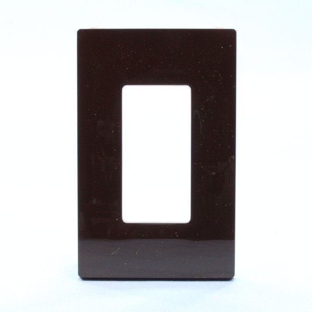 Leviton Brown Midway Size Decora Screwless Wallplate Cover GFCI GFI