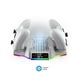 thumbnail image 3 of Soporte de refrigeración y estación de carga para Xbox Series S con luces RGB, cargador doble para mandos y ventilador de refrigeración Accesorio para consola XSS con 2 baterías recargables, 3 of 7