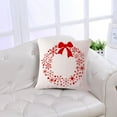 thumbnail image 2 of Funda De Almohada Navidad Santa Claus De Nieve Elk Funda De Almohada Cojín cinturo Funda De Cojín Zulema  Funda de almohada, 2 of 5