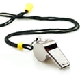 thumbnail image 5 of Whistles for Adults, Metal Whistle - Loetky Whistle, Stainless Steel Sports Whistle with Lanyard, Loud Crisp Sound Whistles Great for Coaches, Referees, and Officials, 5 of 6