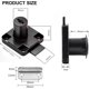 thumbnail image 2 of Furniture Lock,4PCS 22mm Cam Locks with Different Key,Cupboard Latch Cabinet Lock Mailbox Lock for Furniture,Black, 2 of 5