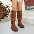 thumbnail image 4 of WXFAZCVU Girls Knee High Boots Over Knee Long Boots Round Toe Princess Shoes Fashion Goingout Size 13, 4 of 4
