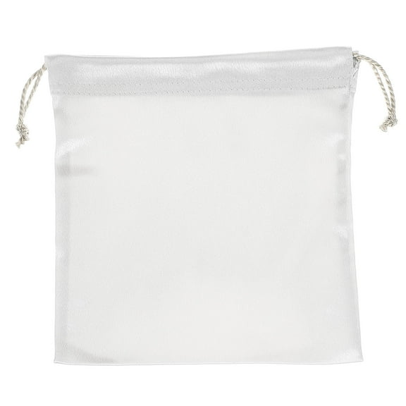 Uxcell Dust Cover Storage Bag Silk Dust Bags for Handbags with Drawstring for Cloth Shoes Travel Storage White 7.87"x7.87"