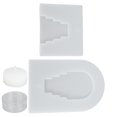 thumbnail image 4 of Molde De Silicona Para Portavelas, Fácil Desmoldar, Suave, Reutilizable, Molde De Resina Para Portavelas Para Adornos Artesanales De Bricolaje ANGGREK AC1410, 4 of 8