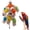 Set2, variant on CHBORLESS Bird Parrot Tearing Toy for Chewing Climbing Biting Wooden Parakeet Cage Bite Toy