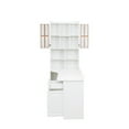 thumbnail image 6 of Computer Desk with Drawers, Modern Corner Home Office storage with extendable table, Study Writing Desk Workstation for Home,Office, 6 of 11