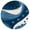 Dark Blue / Ivory, variant on SAFAVIEH Florida Laidley Geometric Shag Area Rug, Black/Ivory, 2'3" x 4'