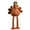 Orange, variant on Thanksgiving Turkey Plush Decoration Turkeys Couple Shelf Doll 19.1 Inch Standing Large Turkey Stuffed Doll With Retractable Spring Legs For Autumn Harvest Ornaments, Home Farmhouse Fall Decor