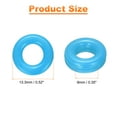 thumbnail image 2 of 18 Pairs Glasses Ear Grip 0.52" Silicone Ring Type Eyewear Retainer, Light Blue, 2 of 7