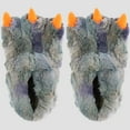 thumbnail image 2 of FEETMOJI Youth Fullbody Slipper, Kids Novelty Slipper, Monster Claw, Camo, Size 12/13, 2 of 5