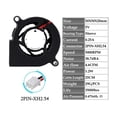 thumbnail image 2 of 2pcs Purifier Heatsink Fan Centrifugal Dust Exhaust Fan For Water Damage Restoration, Janitorial, Plumbing, Home Use ,Long-Lasting Performance, 2 of 9