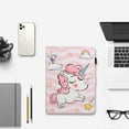 thumbnail image 6 of iPad mini 3 Case, iPad mini 2 Case, Allytech Premium PU Leather Ultra Slim Lightweight Auto Sleep Wake Protective Shockproof Folio Stand Smart Case Cover for Apple iPad mini 1 2 3, Unicorns, 6 of 9