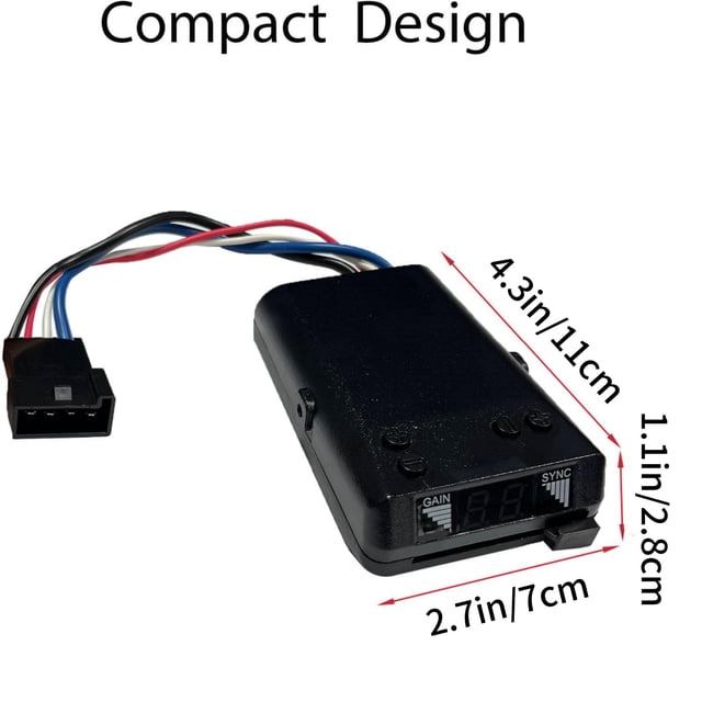 TAPDRA 8507111 Trailer Brake System Controller Simple Setup Structure For Multi Vehicles Basic Towing Operation Parts