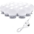 thumbnail image 5 of Hollywood LED Vanity Mirror Lights Kit, Dimmable Stick on USB Vanity Lights,Makeup Light Strip For Bedroom, Dressing Room, Wedding, Party illuminating (4000K Natural White 14 Bulbs 5V USB), 5 of 7