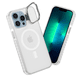 thumbnail image 1 of Funda Case Carcasa Tornasol Color Blanco Con Soporte Premium Para iPhone 15 PRO Compatible Con Magsafe., 1 of 7