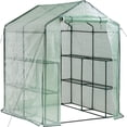 thumbnail image 1 of BestMassage Mini Greenhouse- 56.5" x 56.5" x 76" - Portable Walk-In Greenhouse, 1 of 7