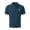 #02Blue, variant on Luxury Breathable Ice Silk Polo Shirt for Men Elegant Galloping Horse Embroidered Casual Business Short Sleeve Top Gray XL