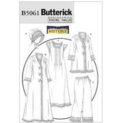Butterick Pattern Misses' Jacket, Robe, Nightgown, Pants and Hat, Y (XS, S, M)