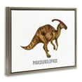 thumbnail image 3 of Stupell Industries Traditional Parasaurolophus Dinosaur Learning Brown Floating Frame Canvas Art, 21 x 17, by Brett Blumenthal, 3 of 8