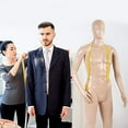 thumbnail image 7 of PayLessHere 73" Male Full Body Mannequin, Polypropylene with Detachable Head & Metal Base for Adult Clothing Display, 7 of 7