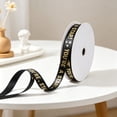 thumbnail image 4 of Cififendec Graduation Satin Ribbon, 354.33", Gold Foil Printed Congrats Grad Decorative Ribbon, Smooth Fabric Ribbon for Gift Wrapping, Bouquets & Party Crafts, 4 of 5