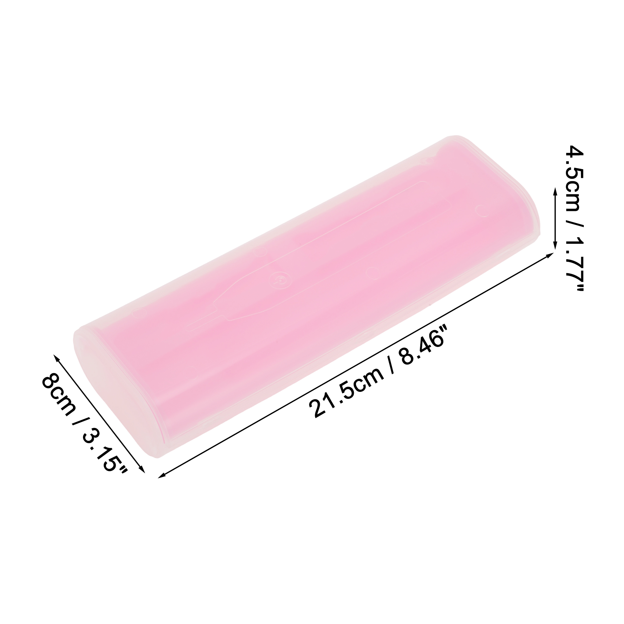 Unique Bargains Portable Electric Toothbrush Travel Case Philips Sonicare Pink