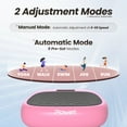 thumbnail image 3 of CoolHut Vibration Plate Exercise Machine, Mini Whole Body Workout Wave Vibration Plate with Loop Bands & Remote, Vibration Plate for Weight Loss, Shaping, Toning, Pink, 3 of 6