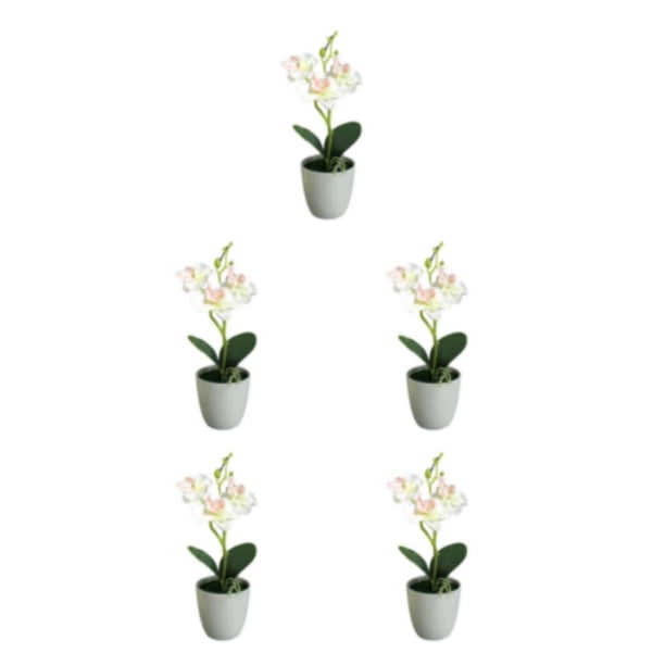 Bewildely Pets Friendly Flor artificial No tóxico para gatos y perros Fácil de mantener Planta artificial Blanco Type2 NO2