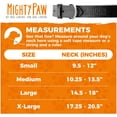 thumbnail image 2 of Mighty Paw Leather Dog Collar, Distressed Real Genuine Leather and a Strong Metal Buckle. Super Soft for Ultimate Comfort. Modern Designer Look for Small, Medium, Large and XL Pets, 2 of 8