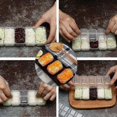 thumbnail image 4 of 3 Pcs Onigiri Maker Rice Ball Sushi Mould Kit For Home Office Sushi Restaurants - YYA, 4 of 4