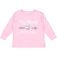 thumbnail image 3 of Inktastic My Aunt Loves Me- Heart Boys or Girls Long Sleeve Toddler T-Shirt, 3 of 5