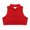 Red, variant on MSemis Kids 2 Pieces Dance Athletic Mock Neck Bra Crop Top with Boy-cut Shorts Set